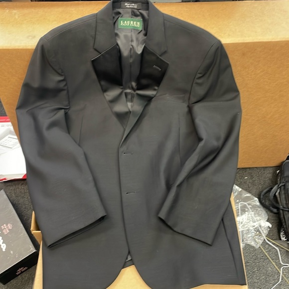 Lauren by Ralph Lauren Super 100’s Wool 2-button Notch Tux Jacket 40Reg Good Con